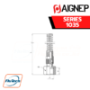 Aignep - 1035 -STRAIGHT FEMALE ADAPTOR + NUT WITH SPRING