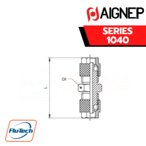 Aignep - 1040 -STRAIGHT CONNECTOR