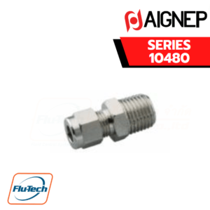 Aignep - 10480-STRAIGHT MALE ADAPTOR (TAPER)