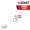 Aignep - 1100 -ELBOW MALE ADAPTOR (TAPER)