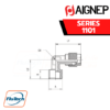 Aignep - 1101 -ELBOW MALE ADAPTOR WITH METRIC THREAD