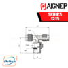 Aignep - 1215 -ORIENTING TEE MALE ADAPTOR (PARALLEL) - CENTRE LEG