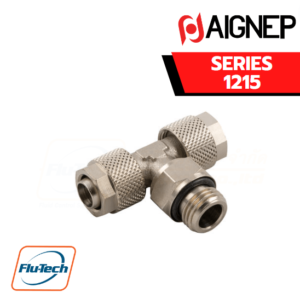 Aignep - 1215 -ORIENTING TEE MALE ADAPTOR (PARALLEL) - CENTRE LEG