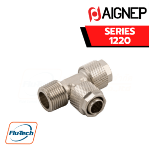 Aignep - 1220 -TEE MALE ADAPTOR (TAPER) - OFF SET LEG