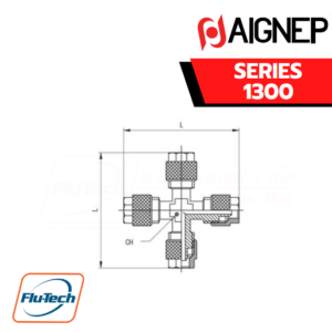 Aignep - 1300 -EQUAL CROSS CONNECTOR