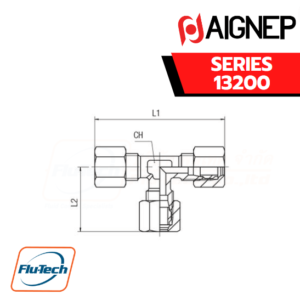 Aignep - 13200 -TEE CONNECTOR