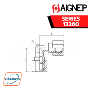 Aignep - 13260 -ELBOW CONNECTOR