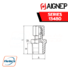 Aignep - 13480 -STRAIGHT MALE ADAPTOR (TAPER)