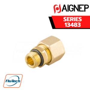 Aignep - 13483 -STRAIGHT MALE ADAPTOR WITH OR (PARALLEL)