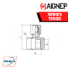 Aignep - 13500 -STRAIGHT FEMALE ADAPTOR