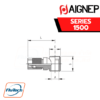 Aignep - 1500-SINGLE BANJO BODY (ADJUSTABLE RESTRICTOR VALVES M5)