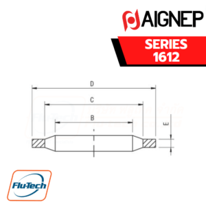 Aignep - 1612 -STEEL AND NBR BIMATERIAL WASHER