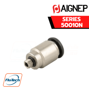 Aignep - 50010N -STRAIGHT MALE ADAPTOR WITH EXAGON EMBEDDED