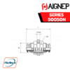 ข้อต่อตรงยึดตู้ Aignep - 50050N -BULKHEAD CONNECTOR