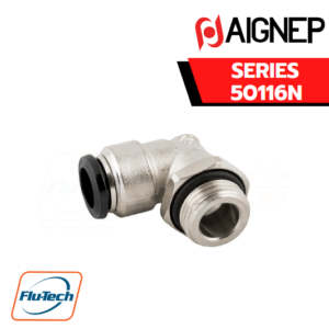 Aignep - 50116N -ORIENTING ELBOW MALE ADAPTOR (PARALLEL)