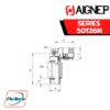 Aignep - 50126N -EXTENDED ORIENTING ELBOW MALE ADAPTOR (PARALLEL)