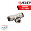 Aignep - 50216N -ORIENTING TEE MALE ADAPTOR (PARALLEL)-CENTRE LEG