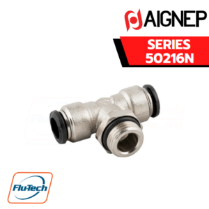 Aignep - 50216N -ORIENTING TEE MALE ADAPTOR (PARALLEL)-CENTRE LEG