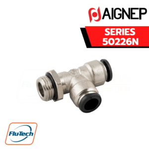 Aignep - 50226N -ORIENTING TEE MALE ADAPTOR (PARALLEL) OFF-SET LEG