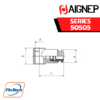 Aignep - 50505-SINGLE BANJO BODY (ADJUSTABLE RESTRICTOR VALVES M5)