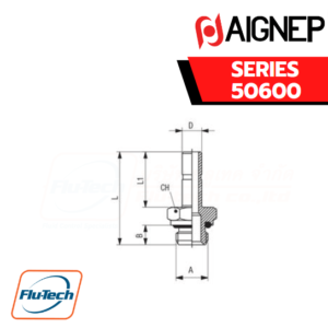 Aignep - 50600 - MALE ADAPTOR PARALLEL