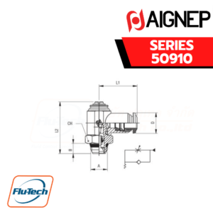 Aignep - 50910-ORIENTING FLOW REGULATOR FOR VALVE “UNIVERSAL SHORT”-1