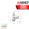 Aignep - 50915N-ORIENTING FLOW REGULATOR FOR VALVE “UNIVERSAL SHORT” WITH BLACK RELEASE