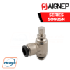 Aignep - 50925N-ORIENTING BI-DIRECTIONAL FLOW REGULATOR “UNIVERSAL SHORT” WITH BLACK RELEASE