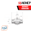 Aignep - 55050 -BULKHEAD CONNECTOR-ข้อต่อตรงยึดตู้-1