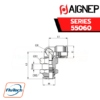 Aignep - 55060 -BULKHEAD ORIENTING ELBOW