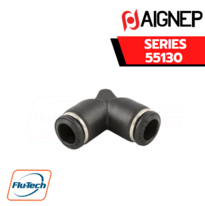 ข้อต่อลม ฟิตติ้ง ข้องอเสียบสาย Aignep รุ่น 55130 -ELBOW CONNECTOR