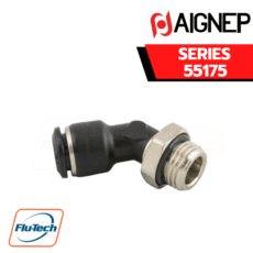Aignep - 55175 45° ORIENTING ELBOW MALE ADAPTOR (PARALLEL)