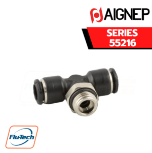 Aignep - 55216 ORIENTING TEE MALE ADAPTOR (PARALLEL) - CENTRE LEG