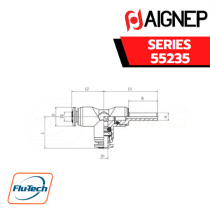 Aignep - 55235 PLUG-IN EQUAL RUN TEE