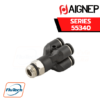 Aignep - 55340 Y CONNECTOR ORIENTING MALE ADAPTOR “UNIVERSAL SHORT”