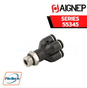 Aignep - 55345 Y CONNECTOR ORIENTING MALE ADAPTOR (PARALLEL)