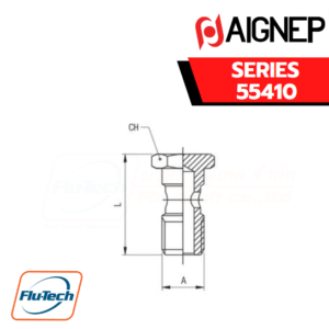Aignep - 555410 BANJO STEM SINGLE