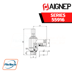 Aignep - 55916-ORIENTING FLOW REGULATOR FOR VALVE (PARALLEL)