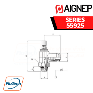 Aignep - 55925-ORIENTING BI-DIRECTIONAL FLOW REGULATOR “UNIVERSAL SHORT”-1