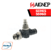 Aignep - 55960-MALE “UNIVERSAL SHORT” - TUBE IN-LINE FLOW CONTROL (BI-DIRECTIONAL FLOW)