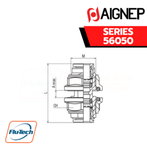 Aignep - 56050 -BULKHEAD CONNECTOR