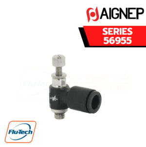 Aignep - 56955 -ORIENTING BI-DIRECTIONAL FLOW REGULATOR MANUAL REGULATION - CILINDRIC