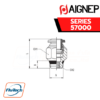 Aignep - 57000 -STRAIGHT MALE ADAPTOR UNIVERSAL SHORT