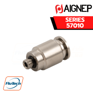 Aignep - 57010 -STRAIGHT MALE ADAPTOR WITH EXAGON EMBEDDED