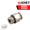 Aignep - 57020 -STRAIGHT MALE ADAPTOR (PARALLEL)