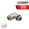 Aignep - 57116 -ORIENTING ELBOW MALE ADAPTOR (PARALLEL)