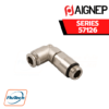 Aignep - 57126 -EXTENDED ORIENTING ELBOW MALE ADAPTOR (PARALLEL)