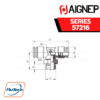 Aignep - 57216 -ORIENTING TEE MALE ADAPTOR (PARALLEL) - CENTRE LEG