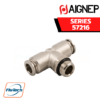 Aignep - 57216 -ORIENTING TEE MALE ADAPTOR (PARALLEL) - CENTRE LEG