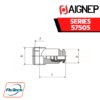 Aignep - 57505-SINGLE BANJO BODY (ADJUSTABLE RESTRICTOR VALVES M5)